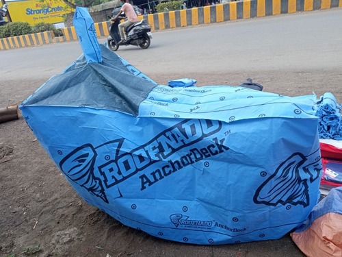 टू व्हीलर बहुत टिकाऊ और हैवी ड्यूटी मटेरियल वाटर प्रूफ बाइक बॉडी कवर ब्लू
