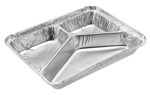 3cp Square Silver Aluminium Containers Used for Food storage, Chemical storage etc