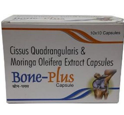 Bone-Plus Cissus Quadrangularis And Moringa Oleifera Capsules Age Group: For Adults