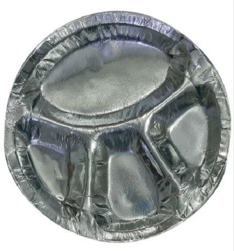 Motorised Fine Finish 13 Inch Disposable Silver Foil Paper Plate 120 Gsm 13 Inch