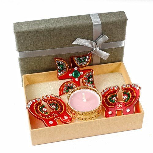 Paper Board Golden Diwali Gift Box For Gifting, Perfect For Gifting To Family And Friends