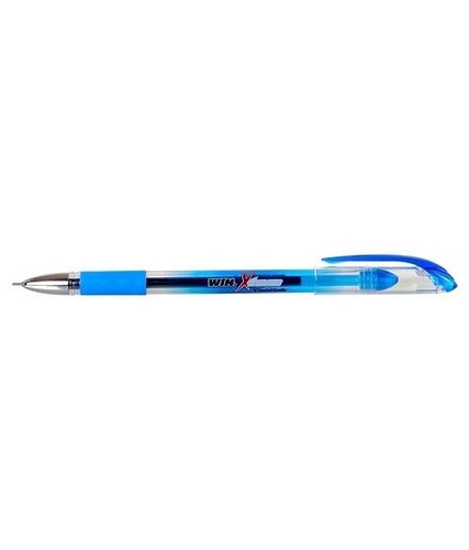 Plastic Lightweight Blue Ball Pen With Comfortable Grip For Extra Smooth Writing