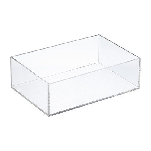 Rectangular Transparent 8x16inch Acrylic Box Perfect For Displaying Photos, Paintings, Or Sculpture