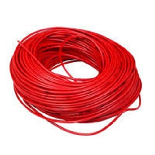 Single Core And Flexible Copper Electric Red Cable For Domestic Connections Cable Capacity: 750 Volt (V)