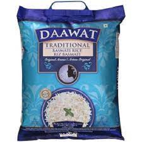 White Basmati Rice - Long Grain, 100% Pure , Rich Aroma and Taste with Long Shelf Life and Hygienically Packed
