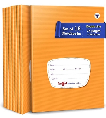 Hardbound Writing Notebook - 18x24 cm, Eco-Friendly High-Quality White Paper | Durable Sturdy Cover, Neat Note-Taking Ideal for School & Office Use