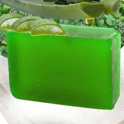 Green And Aloe Vera Natural Soap, Effective In Removing Dirt And Oil Ingredients: Herbal