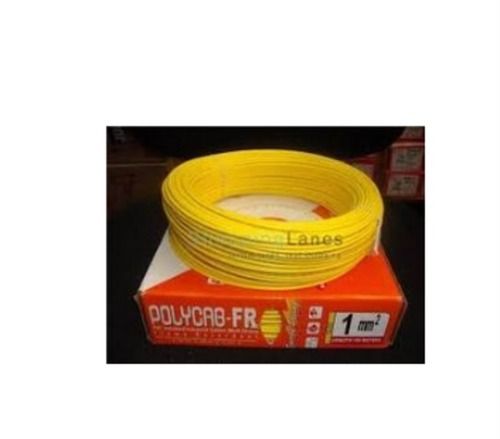 House Wire 90 M 1 Sq Mm Material Fr Pvc Yellow Flexible And Long Lifespan