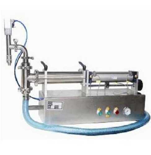 Hydraulic Semi Automatic Single Head Liquid Filling Machine, 130 X 80 X 120 Mm Size