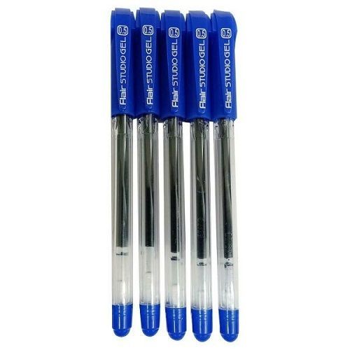 Plastic Lightweight Durable Comfortable Grip Leakproof And Extra Smooth Writing Blue Ball Pens