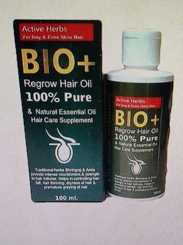 Natural Herble Ingredients Bio Regrow Hair Oil 100 ml Pack for Hair Growth