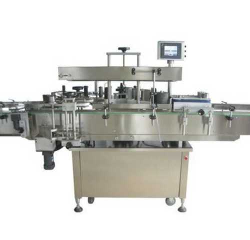 Stainless Steel Single Phase Bottle Labelling Machine, 120 Bpm Speed