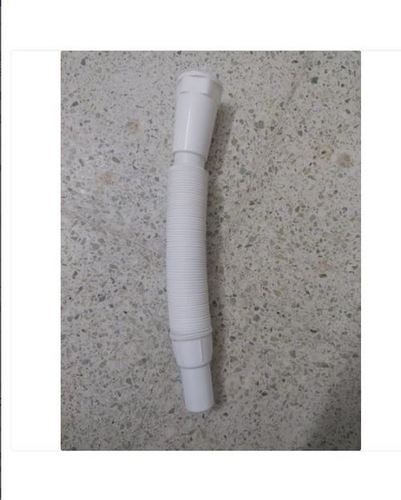 Upvc 1 Inch Round Shape White Flexible Waste Pipe Flexible And Long Lifespan Length: 2.5 Foot (Ft)