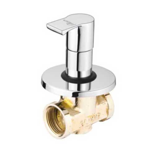 Round Wall Concealed Installation Type Brass Flush Cock For Bathroom Fittings