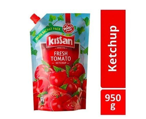 100 Percent Fresh And Pure Kissan Fresh Tomato Ketchup With Fruity Tangy Taste