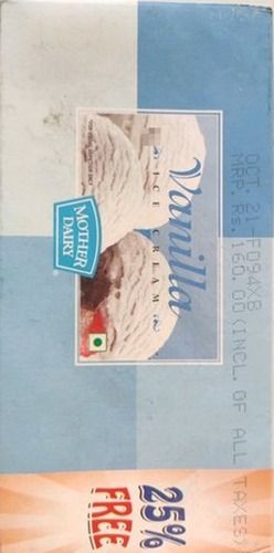 100 Percent Good Quality Mother Dairy Vanilla Icecream With High Protein Content Age Group: Old-Aged