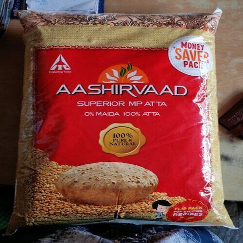 100 Percent Natural Fresh And Pure Aashirvaad Superior Mp Aata With Dietary Fiber (Flour)