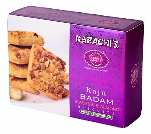 100% Pure Healthy And Sweet Square Karachi Bakery Pista Badam Biscuits