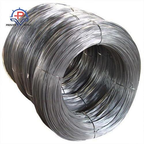 Black 2 To 6 Mm Diameter Hard And Bright Hb Carbon Steel Wire Roll