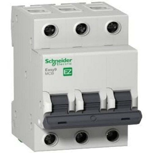 High Voltage 50Hz And 63A White Color Single Phase C Curve Schneider ...
