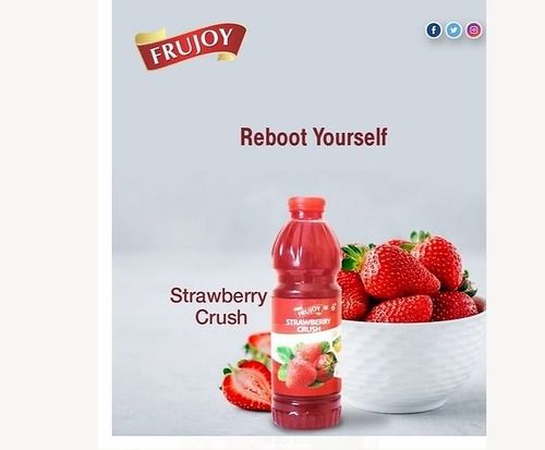 750 Ml Strawberry Squash For Instant Refreshment With High Nutritious Value