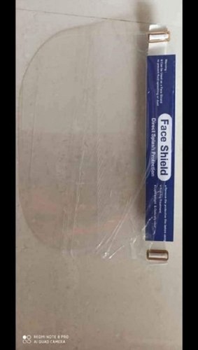 सांस लेने योग्य और आरामदायक डस्ट-प्रूफ पारदर्शी प्लास्टिक फुल फेस शील्ड लिंग: यूनिसेक्स