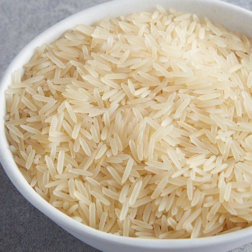 Creamy White Sella Basmati Rice, Good Source Of Thiamin, Niacin, Vitamin B6, And Vitamin C