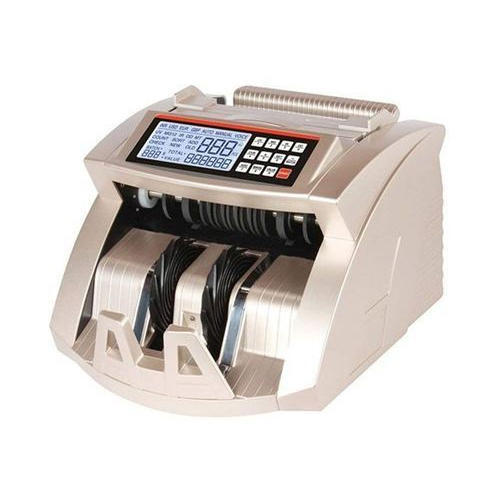 Economy Accurate Cash Counting Machine - 110x190x90mm, Gold Color | UV Detection, 1000 Notes/Min Speed, 200 Notes Stacker Capacity, High Accuracy