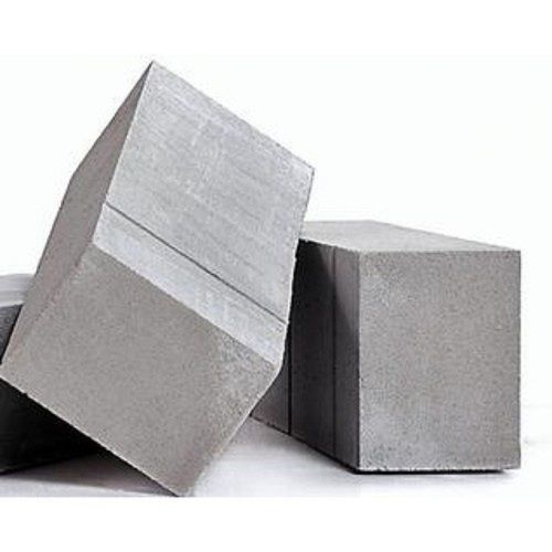 Grey Fire Resistant Rectangular Cement And Fly Ash Concrete Block For Construction