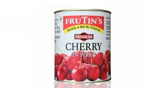 Frutins Red Cherry In Syrup, 100 Percent Vegetarian Low Sugar And High In Nutritive Values 415 Grams