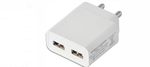 Light Weight White Kdm Mobile Charger, Suitable For All Mobile 50 Gram, 2.4Ampeare Body Material: Plastic