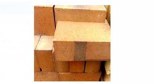 Brown Natural And Good Quality Rectangle Shape Refractory Bricks Used For Construct Kilns Size 9 Inch