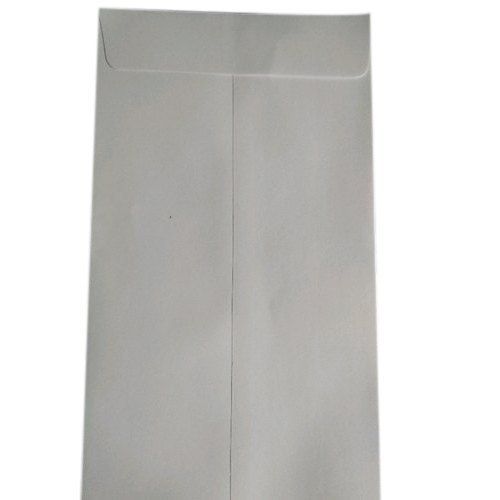 Rectangle White Paper Plain Envelope For Sending Letters Or Documents Using Regular Postal Mail
