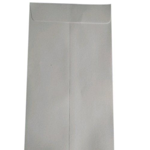 Square Rectangle White Paper Plain Envelope For Sending Letters Or Documents Using Regular Postal Mail