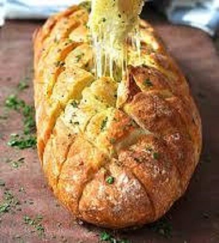 Yummy And Tasty Full Cheesy Salty Flavor Delicious Fresh Garlic Cheese Bread