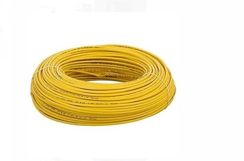 180 Meter, 2.5Mm Single Core Flexible Yellow Color Electric Copper Wires Frequency (Mhz): 50 Hertz (Hz)