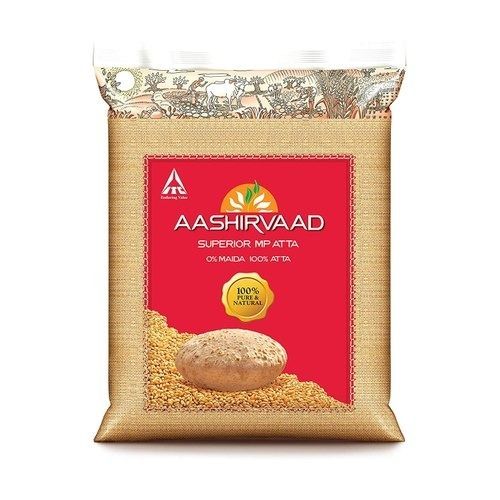 100 Percent Pure And Natural Quality Aashirvaad Whole Wheat Atta 10 Kg Carbohydrate: 12 Percentage ( % )