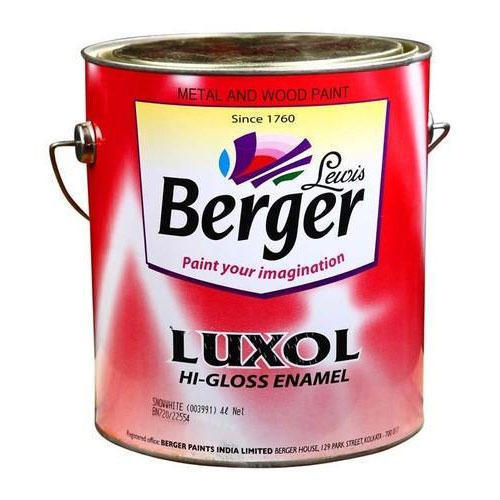 Berger High Gloss Enamel Paint, Easy To Apply And Clean, Metal And Wood Paint Grade: A