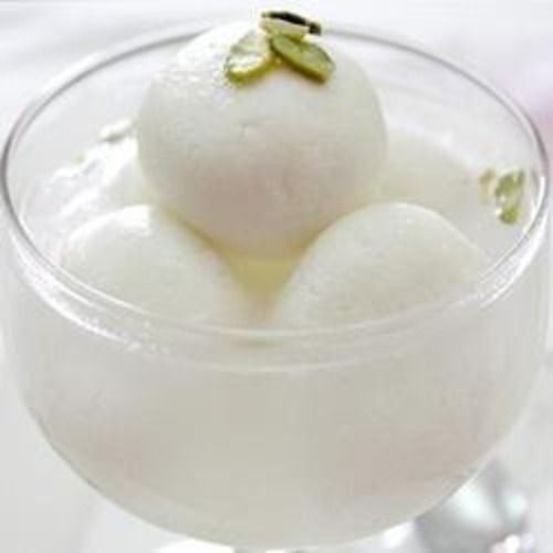 Delicious Taste Fresh White Rasgulla Sweets For Daily Consumption