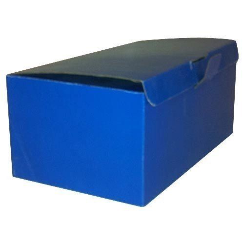  पकड़ने और उपयोग करने में आसान अनोखा इनोवेटिव ब्लू कलर रेक्टेंगुलर 1kg 3प्लाई कार्टन बॉक्स