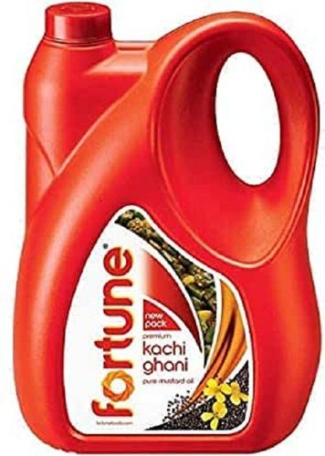 Improves Health Hygienic Prepared Fortune Kachi Ghani Mustard Oil (5 Liter)