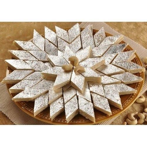 Soft And Delicious Taste Kaju Katli Sweets Made With Pure Kaju