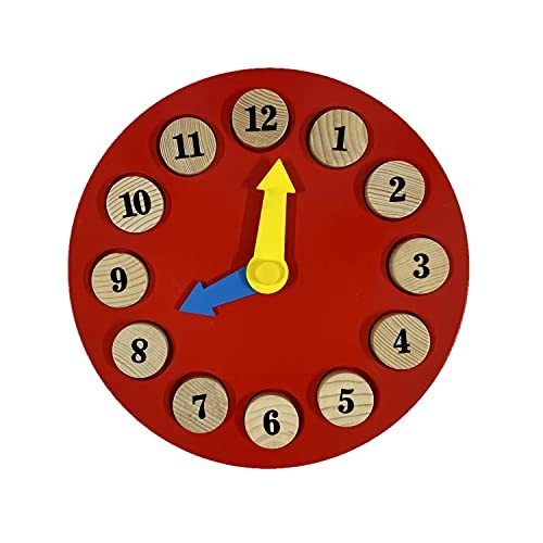 Wooden Toy Educational Puzzle Clock For Kids Age Group: 3-6 Years