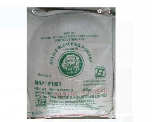 25kg White Stable Bleaching Powder To Disinfect Ponds Or Seawater For Prawn Growth