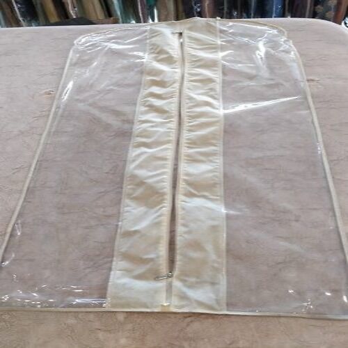 Moisture Proof High Quality And Light Weight Transparent Cover For Blazer Rectangular Shape Coat 