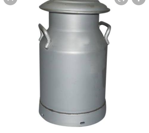 Grey Light In Weight, Leak-Proof And Easy To Clean Aluminum Milk Can, Available In Various Sizes