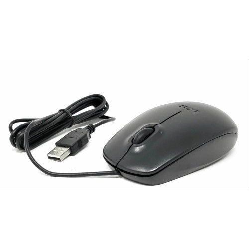 Ms116 Dell Wired Mouse With Black Color And Usb Connectivity And Plastic Materials