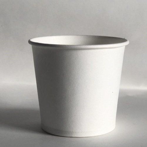 Plain White Disposable Paper Coffee Cup, 150 Ml Capacity 