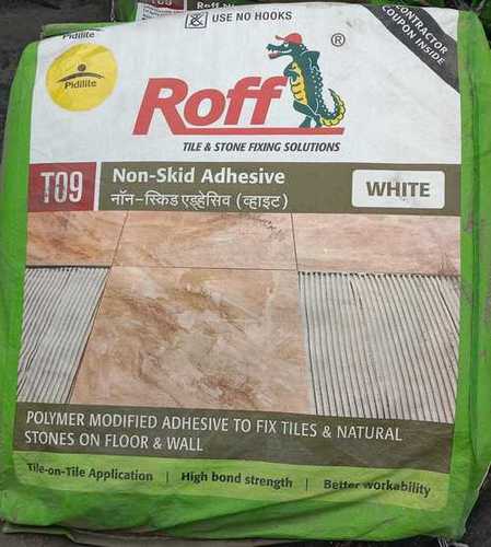 Roff White Tile And Stone Fixing Solution Pack Of 20 Kg Bag Cas No: T09