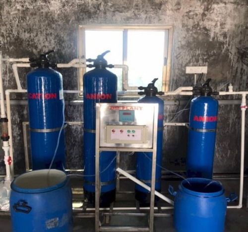 Three Phase Semi-Automatic Water Demineraliser Plant, 100 M3/Hour